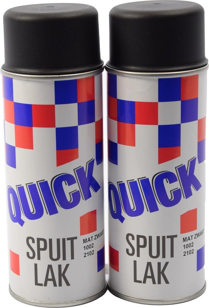 Merkloos 2 stuks Hittebestendig Spuitverf | Spuitlak | Spuitbus | Mat Zwart| | 400ml Merkloos 2 stuks Hittebestendig Spuitverf | Spuitlak | Spuitbus | Mat Zwart| | 400ml