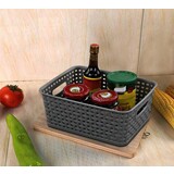 Merkloos Storage basket | Basket Rattan 36x26x15cm Grey Merkloos Storage basket | Basket Rattan 36x26x15cm Grey
