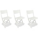 Merkloos 3x Robuuste kunststof klapstoel | Wit | Tuinstoel Bistrostoel Balkonstoel Campingstoel |Opvouwbaar | Relaxen |46 cm x 41 cm x 78 cm Merkloos 3x Robuuste kunststof klapstoel | Wit | Tuinstoel Bistrostoel Balkonstoel Campingstoel |Opvouwbaar | Relaxen |46 cm x 41 cm x 78 cm