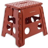 Discountershop Step stool Max. loadable weight 100 KG Step stool - step / step red with anti-slip - 100 kg - surface 29 x 22 cm Discountershop Step stool Max. loadable weight 100 KG Step stool - step / step red with anti-slip - 100 kg - surface 29 x 22 cm