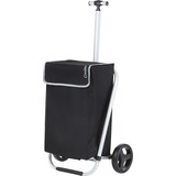 Merkloos Shopping Cruiser Stable light Boodschapptrolley - Stabiele boodschappenwagen - 35 liter - Zwart