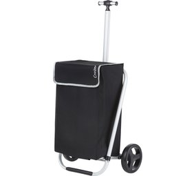 Merkloos Shopping Cruiser Stable light Boodschapptrolley - Stabiele boodschappenwagen - 35 liter - Zwart Merkloos Shopping Cruiser Stable light Boodschapptrolley - Stabiele boodschappenwagen - 35 liter - Zwart