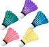 5x Feather badminton shuttles colored Donnay - Badminton accessories 5x Feather badminton shuttles colored Donnay - Badminton accessories
