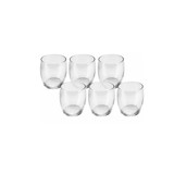 Merkloos 6x water glasses 390 ML - Juice glass water glasses 390 ml Merkloos 6x water glasses 390 ML - Juice glass water glasses 390 ml