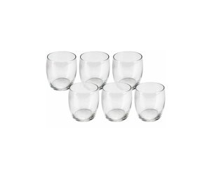 Merkloos 6x water glasses 390 ML - Juice glass water glasses 390 ml Merkloos 6x water glasses 390 ML - Juice glass water glasses 390 ml