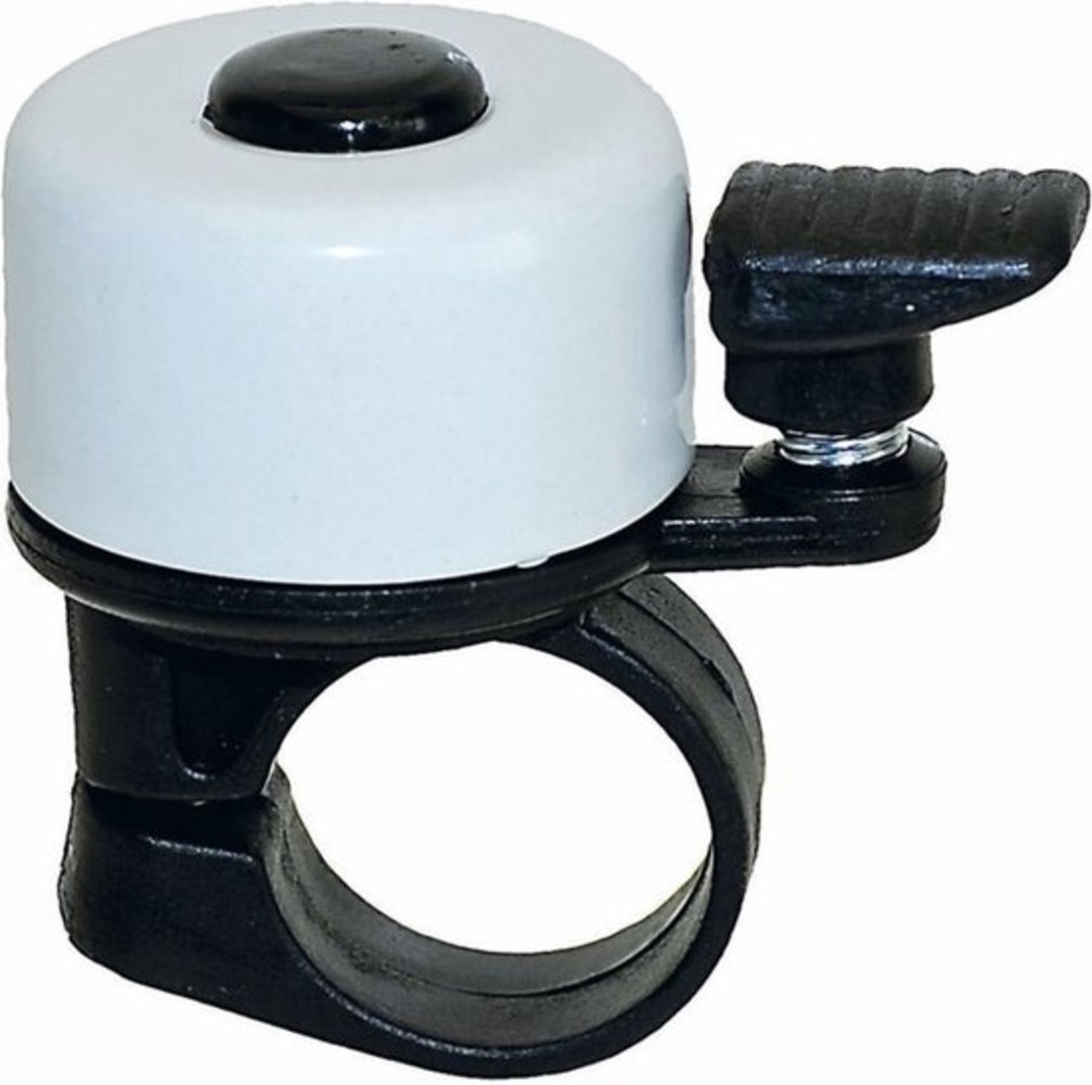 Merkloos Bicycle bell mini ATB/ Race - white Merkloos Bicycle bell mini ATB/ Race - white