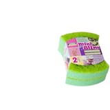 Merkloos 2x Soft scouring pad | Colored scouring pads | Scourer | Sponge | Dishwashing sponges - 10x7x2cm Merkloos 2x Soft scouring pad | Colored scouring pads | Scourer | Sponge | Dishwashing sponges - 10x7x2cm