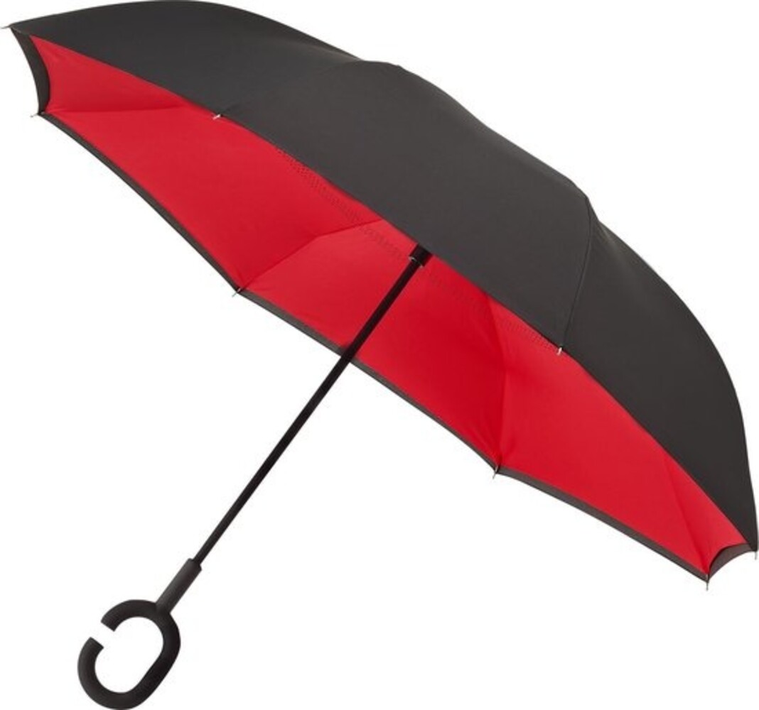 Merkloos Umbrella - Inside Out Umbrella - Windproof - Ø 107 cm - Red Merkloos Umbrella - Inside Out Umbrella - Windproof - Ø 107 cm - Red