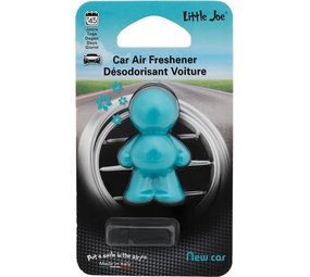Discountershop Little Joe | Auto luchtverfrisser voor in de airco | blauw | New Car geur Discountershop Little Joe | Auto luchtverfrisser voor in de airco | blauw | New Car geur