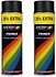 Motip verf primer 2 stuks Grondverf - Spuitbus Primer zwart sneldrogend 500 ML voor metaal , hout, aluminium en steen - 25 % EXTRA Motip verf primer 2 stuks Grondverf - Spuitbus Primer zwart sneldrogend 500 ML voor metaal , hout, aluminium en steen - 25 % EXTRA