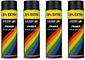 Motip paint primer Primer 4 pieces Spray can Primer black quick drying 500 ML for metal, wood, aluminum and stone - 25 % EXTRA Motip paint primer Primer 4 pieces Spray can Primer black quick drying 500 ML for metal, wood, aluminum and stone - 25 % EXTRA