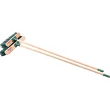 Merkloos Set van 2x Bezem 30cm/40cm inclusief steel groen -Household Bezem Merkloos Set van 2x Bezem 30cm/40cm inclusief steel groen -Household Bezem
