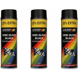 Motip Motip Silk gloss Acrylic lacquer Black - 500 ml - Spray spray black - Buy paint black - 3 X Spray spray LAK BLACK SILIT GLOSSY 500 ML quick-drying Motip Motip Silk gloss Acrylic lacquer Black - 500 ml - Spray spray black - Buy paint black - 3 X Spray spray LAK BLACK SILIT GLOSSY 500 ML quick-drying