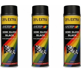 Motip Motip Silk gloss Acrylic lacquer Black - 500 ml - Spray spray black - Buy paint black - 3 X Spray spray LAK BLACK SILIT GLOSSY 500 ML quick-drying Motip Motip Silk gloss Acrylic lacquer Black - 500 ml - Spray spray black - Buy paint black - 3 X Spray spray LAK BLACK SILIT GLOSSY 500 ML quick-drying