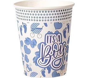 Gerimport Gerimport Party Cups Boys 250 Ml Paper Blue 8 Pieces Gerimport Gerimport Party Cups Boys 250 Ml Paper Blue 8 Pieces