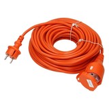 Merkloos Extension cord - 10 meters - 1.5mm² - IP44 Splashproof - Extension cord 10 meters orange Merkloos Extension cord - 10 meters - 1.5mm² - IP44 Splashproof - Extension cord 10 meters orange