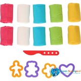 Merkloos Creative Kids Bucket Clay Set - Clay Knife & Figures - 5 Colors - 11 x 11 x 12 cm Merkloos Creative Kids Bucket Clay Set - Clay Knife & Figures - 5 Colors - 11 x 11 x 12 cm