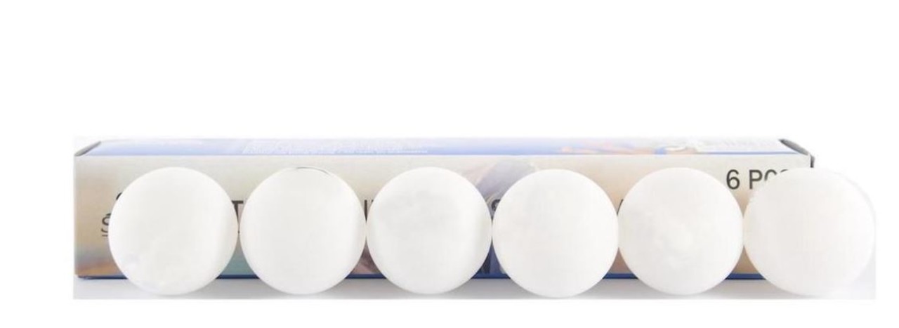 Merkloos Ping Pong balletjes - 6 stuks - Ping pong ballen -wit - Tafeltennistaffel bal Merkloos Ping Pong balletjes - 6 stuks - Ping pong ballen -wit - Tafeltennistaffel bal