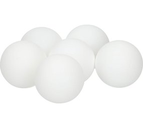 Merkloos Ping Pong balletjes - 6 stuks - Ping pong ballen -wit - Tafeltennistaffel bal Merkloos Ping Pong balletjes - 6 stuks - Ping pong ballen -wit - Tafeltennistaffel bal