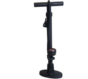 Discountershop Bicycle pump with pressure gauge 10 Bar - Pump Bicycle pump - Standing bicycle pump - floor pump