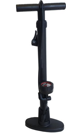Discountershop Fietspomp met drukmeter 10 Bar - Pump Fietspomp - Staande fietspomp - vloerpomp Discountershop Fietspomp met drukmeter 10 Bar - Pump Fietspomp - Staande fietspomp - vloerpomp