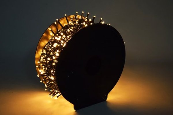 Discountershop Kerstverlichting buiten - 10 meter 500 LED - EXTRA Warm Wit - Lichtsnoer Nano Koperdraad - IP44 Stekker met timerfunctie - Kerstboomverlichting - geschikt voor binnen en buiten - kerstverlichting led