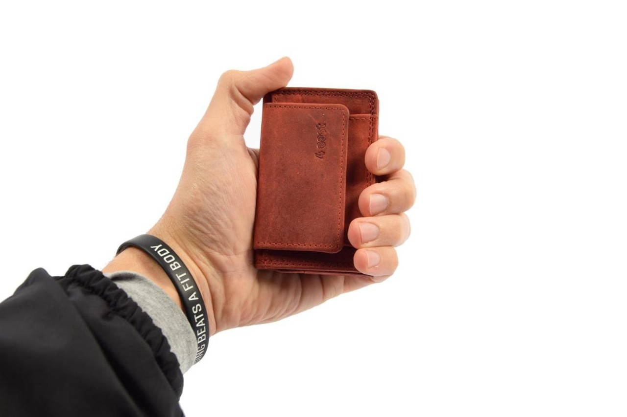 4 East Kleine portemonnee pasjes en geld |dames & heren | anti skim met 2 pasjeshouder & muntvak | ideaal kerstcadeautjes | 9.8x6.5x2 cm – rood 4 East Kleine portemonnee pasjes en geld |dames & heren | anti skim met 2 pasjeshouder & muntvak | ideaal kerstcadeautjes | 9.8x6.5x2 cm – rood
