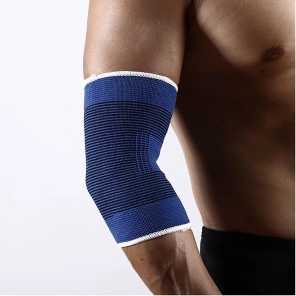 Discountershop Bandages Elbow pads size Small - 2 pieces - blue - Elbow brace elastic 2 pieces Discountershop Bandages Elbow pads size Small - 2 pieces - blue - Elbow brace elastic 2 pieces