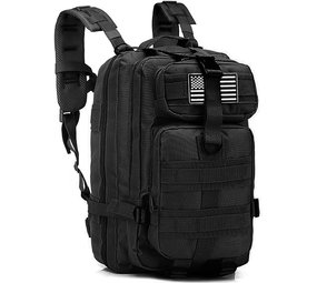 Discountershop Tactical Backpack 26l | Tactische rugzak | sport - school - werk | Zwart - Backpack US Assault Molle Large - Rugzak - Zwart - 26 L Discountershop Tactical Backpack 26l | Tactische rugzak | sport - school - werk | Zwart - Backpack US Assault Molle Large - Rugzak - Zwart - 26 L
