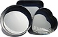 Springform pan non-stick 3 parts - Square Ø 26 cm - Round Ø 25cm - Heart Ø 22 cm