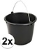 12 liter bouwemmer, emmer met handvat, oogstemmer, poetsemmer, wateremmer, cementemmer, mortelemmer 12 liter bouwemmer, emmer met handvat, oogstemmer, poetsemmer, wateremmer, cementemmer, mortelemmer
