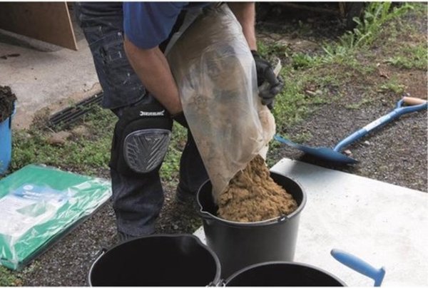 Merkloos Construction bucket - 12L - With spout - 3 pcs Merkloos Construction bucket - 12L - With spout - 3 pcs