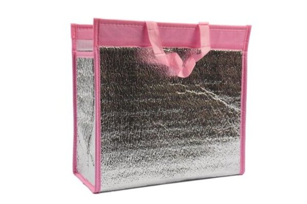 Discountershop Cool bag with handle \ Pink Discountershop Cool bag with handle \ Pink
