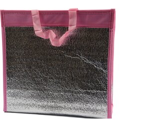 Discountershop Cool bag with handle \ Pink Discountershop Cool bag with handle \ Pink