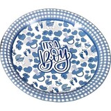 Gerimport Gerimport Feestborden Boys 18 Cm Papier Blauw 8 Stuks