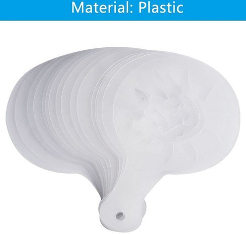 Discountershop 16 Cappuccino Coffee Barista Stencils Template Sprinkle Pad Duster Spray - Cappuccino Template - Reusable Barista Set - Cocoa Templates - 16 Pieces - White Discountershop 16 Cappuccino Coffee Barista Stencils Template Sprinkle Pad Duster Spray - Cappuccino Template - Reusable Barista Set - Cocoa Templates - 16 Pieces - White