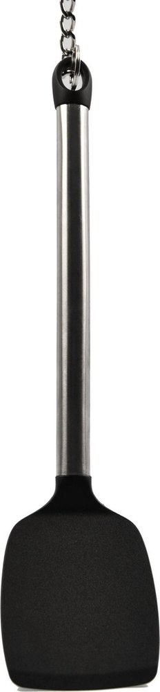 Merkloos Keukengerei spatel 36cm RVS met zachte kunststof