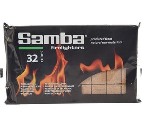 Samba Barbecue aanmaakblokjes 32 blokjes Samba Barbecue aanmaakblokjes 32 blokjes