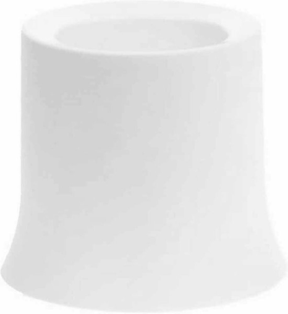 Discountershop Toilet brush with holder white - with silicone brush 39 cm Discountershop Toilet brush with holder white - with silicone brush 39 cm