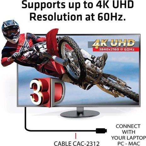 Club3d Club3D HDMI Ultra High Speed 2.0 Cable - 48 GBPS - 3D - 8k@60Hz - 4k@120Hz - Full HD 4,320 Pixels - Ethernet - Male to Male Cable - For TV/Screen/Tablet/DVD/Laptop/Macbook/PC/Xbox/ Playstation/PS - Thin - Black - 5 Meter Cable Club3d Club3D HDMI Ultra High Speed 2.0 Cable - 48 GBPS - 3D - 8k@60Hz - 4k@120Hz - Full HD 4,320 Pixels - Ethernet - Male to Male Cable - For TV/Screen/Tablet/DVD/Laptop/Macbook/PC/Xbox/ Playstation/PS - Thin - Black - 5 Meter Cable