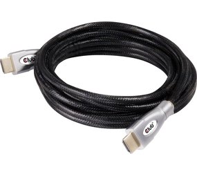 Club3d Club3D HDMI Ultra High Speed 2.0 Kabel - 48 GBPS - 3D - 8k@60Hz - 4k@120Hz - Full HD 4.320 Pixels - Ethernet - Male to Male Cable - Voor TV/Beeldscherm/Tablet/DVD/Laptop/Macbook/PC/Xbox/Playstation/PS - Dun - Zwart - 5 Meter Kabel Club3d Club3D HDMI Ultra High Speed 2.0 Kabel - 48 GBPS - 3D - 8k@60Hz - 4k@120Hz - Full HD 4.320 Pixels - Ethernet - Male to Male Cable - Voor TV/Beeldscherm/Tablet/DVD/Laptop/Macbook/PC/Xbox/Playstation/PS - Dun - Zwart - 5 Meter Kabel