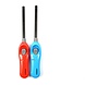 Discountershop Pakket van 2x stuks BBQ aanstekers navulbaar| A Kwaliteit |Kinderbescherming/Kinderslot lichtblauw/Rood 26 cm Discountershop Pakket van 2x stuks BBQ aanstekers navulbaar| A Kwaliteit |Kinderbescherming/Kinderslot lichtblauw/Rood 26 cm