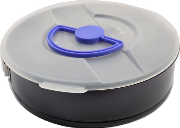 Merkloos Springform tin with lid 26cm dia round baking tin easy to use handy for storing your pie or cake plastic lid