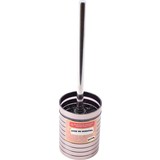 Discountershop RVS toiletborstel met houder gestreept motief - Toiletborstelhouders/wc-borstelhouders voor toilet - Schoonmaakproducten Discountershop RVS toiletborstel met houder gestreept motief - Toiletborstelhouders/wc-borstelhouders voor toilet - Schoonmaakproducten