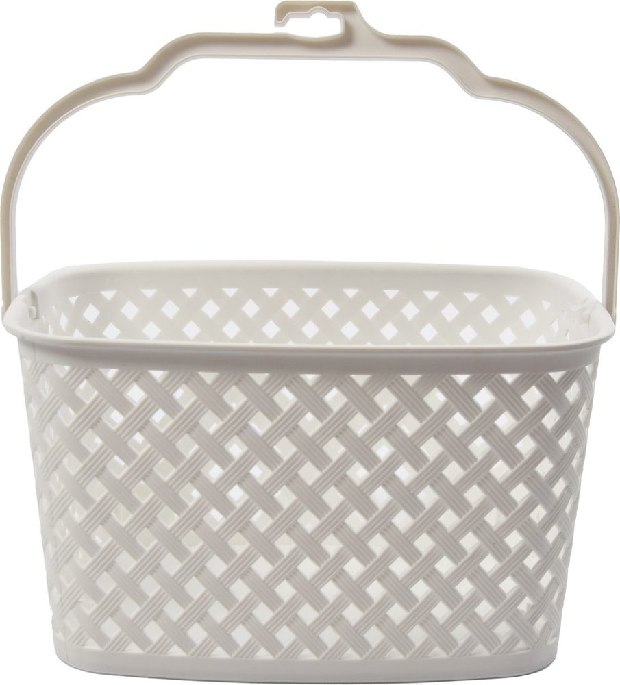 Discountershop Discountershop® Clothespin Basket White 22 x 12.9 x 15 cm Discountershop Discountershop® Clothespin Basket White 22 x 12.9 x 15 cm