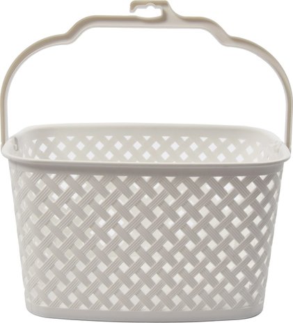Discountershop Discountershop® Clothespin Basket White 22 x 12.9 x 15 cm Discountershop Discountershop® Clothespin Basket White 22 x 12.9 x 15 cm