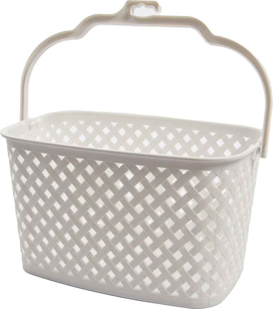 Discountershop Discountershop® Clothespin Basket White 22 x 12.9 x 15 cm Discountershop Discountershop® Clothespin Basket White 22 x 12.9 x 15 cm