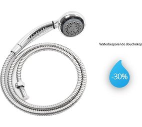 Merkloos Douchekop met 8 sproeistand -Douche kop met Slang set-Douchekop Incl. Slang 2 Meter -Handdouche 1st. ø 8cm chroom -Douche set-slang met 8 sproeistand -Douche -Douchekoppen -Douchekop Roestvrij - 8 Functies - 200 cm slang en 1.3 cm diameter Merkloos Douchekop met 8 sproeistand -Douche kop met Slang set-Douchekop Incl. Slang 2 Meter -Handdouche 1st. ø 8cm chroom -Douche set-slang met 8 sproeistand -Douche -Douchekoppen -Douchekop Roestvrij - 8 Functies - 200 cm slang en 1.3 cm diameter