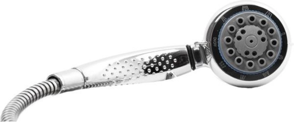 Merkloos Shower head with 8 spray positions -Shower head with hose set-Shower head Incl. Hose 2 Meter -Hand shower 1st. ø 8cm chrome -Shower set hose with 8 spray positions -Shower -Shower heads -Shower head Stainless - 8 Functions - 200 cm hose and 1.3 cm diamete