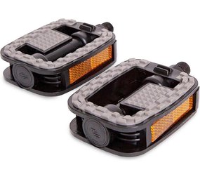 Merkloos 2x Anti-Slip Pedalen - Fiets Pedal - Set - Fietspedalen - Pedaal - Grijs Merkloos 2x Anti-Slip Pedalen - Fiets Pedal - Set - Fietspedalen - Pedaal - Grijs